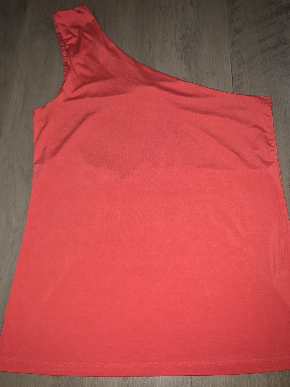 H&M One-Shoulder Coral Tank Top